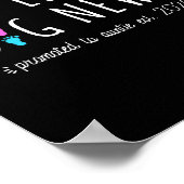 Promoted To Auntie 2026 Baby Announcement First Ti Poster (Ecke)