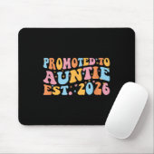 Promoted To Auntie 2026 Future Soon To Be New Aunt Mousepad (Mit Mouse)