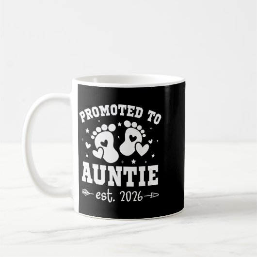 Promoted To Auntie Est 2026 Going To Be Aunt Annou Kaffeetasse (Links)