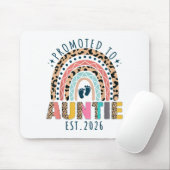 Promoted To Auntie Est 2026 Soon To Be Aunt First  Mousepad (Mit Mouse)