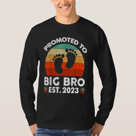 Promoted To Big Bro 2023 I'm Going To Be A Big Br T-Shirt (Vorderseite)