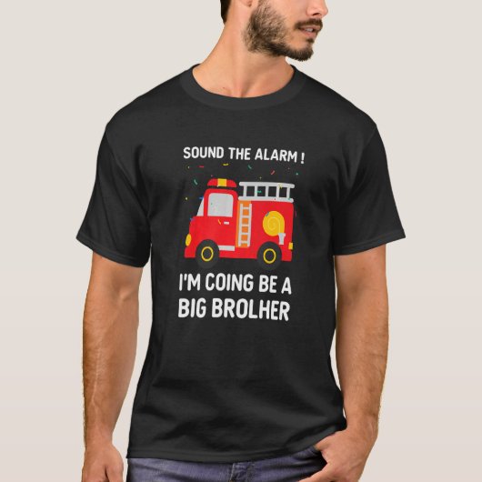 Promoted To Big Brother 2023 Boys Sibling Outfits T-Shirt (Vorderseite)