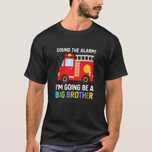 Promoted To Big Brother 2023 Boys Sibling Outfits T-Shirt (Vorderseite)