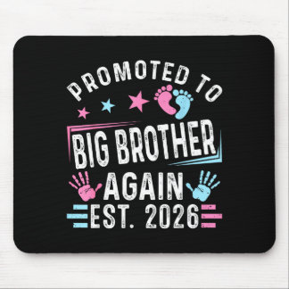 Promoted To Big Brother Again Est. 2026 Vintage Bi Mousepad