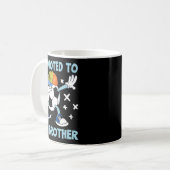 Promoted To Big Brother Soccer Design Kaffeetasse (Vorderseite Links)