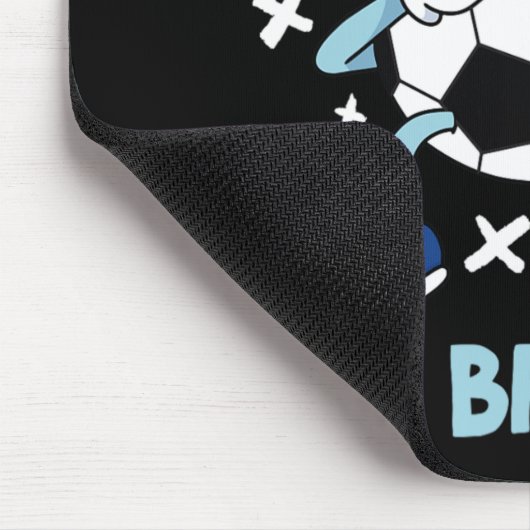 Promoted To Big Brother Soccer Design Mousepad (Ecke)