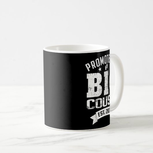 Promoted To Big Cousin 2026 Cool Cousin Baby Annou Kaffeetasse (VorderseiteRechts)