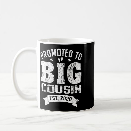 Promoted To Big Cousin 2026 Cool Cousin Baby Annou Kaffeetasse (Links)