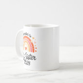 Promoted To Big Sister 2028 New Baby Pregnancy Ann Kaffeetasse (Vorderseite Links)