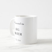 Promoted To Big Sister Mug Kaffeetasse (Vorderseite Links)