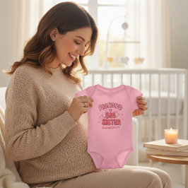 Promoted To Big Sister T-shirt Baby Strampler