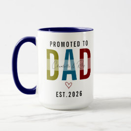 Promoted to Dad | Personalized First Father’s Day Tasse