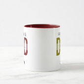 Promoted to Dad | Personalized First Father’s Day Tasse (Zentrum)