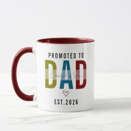 Promoted to Dad | Personalized First Father’s Day Tasse