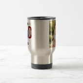 Promoted to Dad Personalized Photo | First Father Reisebecher (Mittel)