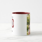 Promoted to Dad Personalized Photo | First Father Tasse (Zentrum)
