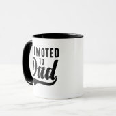 Promoted To Dad Tasse (Vorderseite Links)