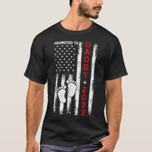 Promoted To Daddy 2022 First Time Fathers Day New T-Shirt