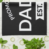 Promoted To Daddy Est. 2026 II Geschirrtuch (Gefaltet)