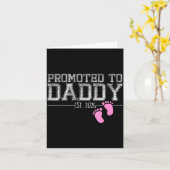 Promoted To Daddy Est. 2026 Shirt New Daddy New Da Karte (Gelbe Blume)