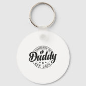 Promoted To Daddy Est 2026 Soon To Be Dad New Fath Schlüsselanhänger (Vorderseite)