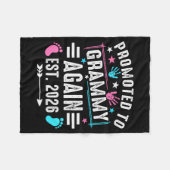 Promoted To Grammy Again Est 2026  Fleecedecke (Vorderseite (Horizontal))