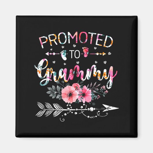 Promoted To Grammy Announcement Funny New Grammy M Magnet (Vorne)