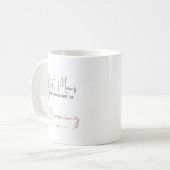 Promoted to Grammy Gift Pregnancy Announcement Kaffeetasse (Vorderseite Links)