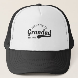 Promoted to Grandad 2026 Truckerkappe