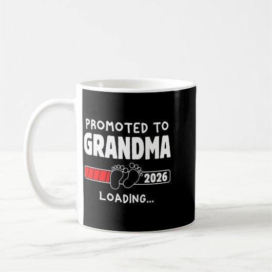 Promoted To Grandma Est 2026 Soon To Be New Grandm Kaffeetasse (Links)