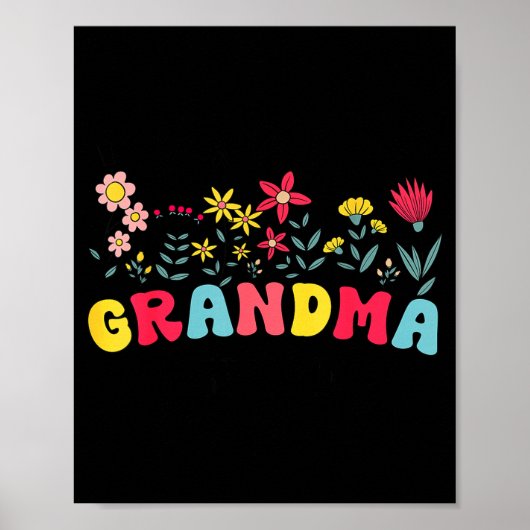 Promoted To Grandma Est 2026 Soon To Be New Grandm Poster (Vorne)