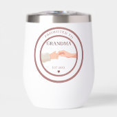 Promoted to Grandma Est. 20XX Tumbler (Vorderseite)