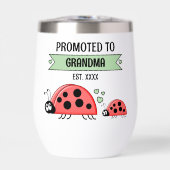 Promoted to Grandma ladybugs green (Vorderseite)