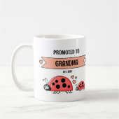 Promoted to grandma ladybugs peach kaffeetasse (Links)
