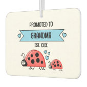 Promoted to grandma ladybugs photo blue autolufterfrischer (Links)