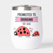 Promoted to Grandma ladybugs pink (Vorderseite)