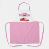 Promoted to grandma ladybugs pink schürze (Vorderseite)