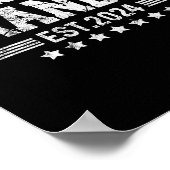 Promoted To Grandpa 2024 Soon To Be Funny New Dad Poster (Ecke)