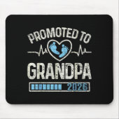 Promoted To Grandpa 2026 Expecting Baby Soon To Be Mousepad (Vorne)