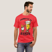 Promoted To Grandpa Est 2024 T-Shirt (Vorne ganz)