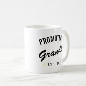 Promoted to Grandpa Est. 2026 Kaffeetasse (VorderseiteRechts)