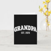 Promoted To Grandpa Est 2026 Soon To Be Grandpa Lo Karte (Gelbe Blume)
