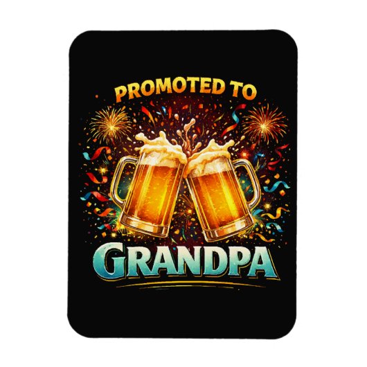 Promoted To Grandpa Future Magnet (Vertikal)