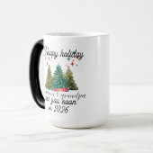 Promoted to Grandparents Christmas tree  Verwandlungstasse (Vorderseite Links)