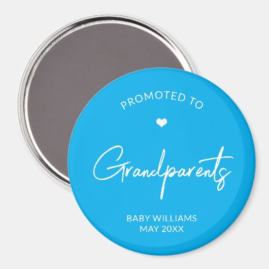 Promoted to Grandparents Pregnancy Announcement Magnet (Vorderseite/Rückseite)