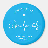 Promoted to Grandparents Pregnancy Announcement Magnet (Vorne)