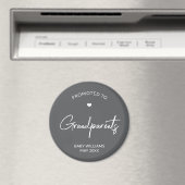 Promoted to Grandparents Pregnancy Announcement Magnet (In Situ (Geschirrspüler))