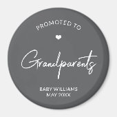 Promoted to Grandparents Pregnancy Announcement Magnet (Vorne)