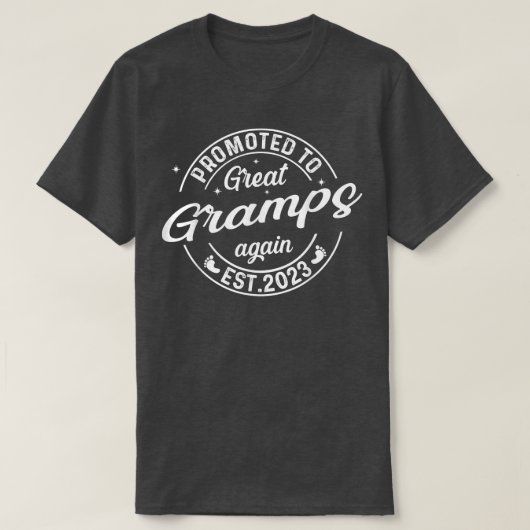 Promoted To Great Gramps Again 2023 Soon To Be Pre T-Shirt (Design vorne)
