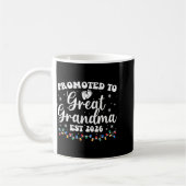 Promoted To Great Grandma Est 2026 First Time New Kaffeetasse (Links)